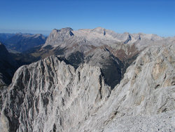 Zugspitzplatt und Zugspitze von der Hohen Munde